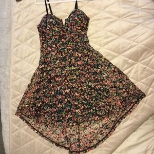 High low Material girl flower dress